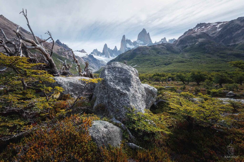 Fitz Roy jeszcze z daleka